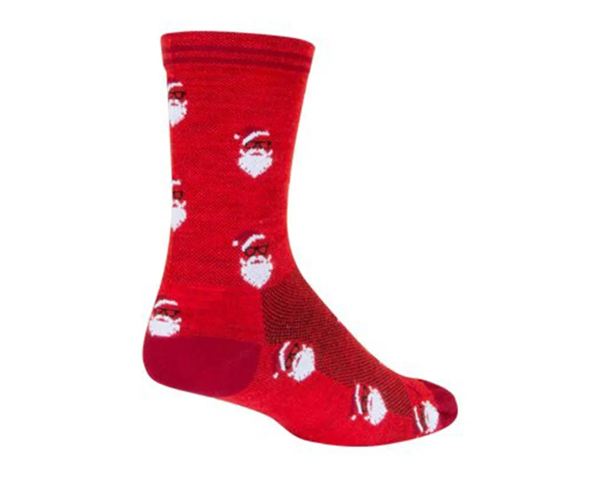 Sockguy 6" Wool Socks (Saint Nick) (Christmas) (L/XL) - view 2
